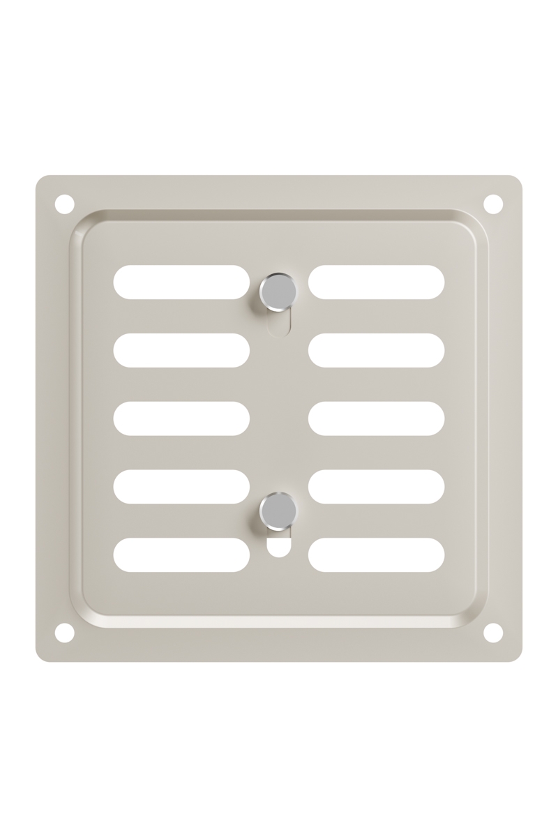 картинка Решетка вентиляционная MER регулируемая 100x100 окраш.сталь Beige ERA от магазина sp-market