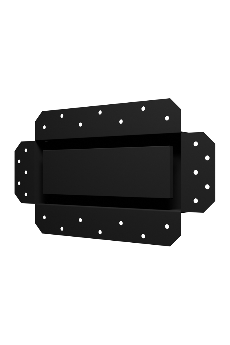 картинка Решетка вентиляционная SGR 250x100 окраш.сталь Matt black ERA от магазина sp-market