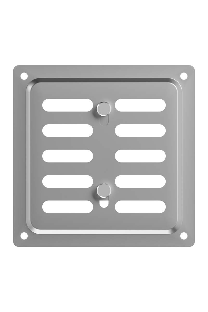 картинка Решетка вентиляционная MER регулируемая 100x100 оцинк.сталь ERA от магазина sp-market