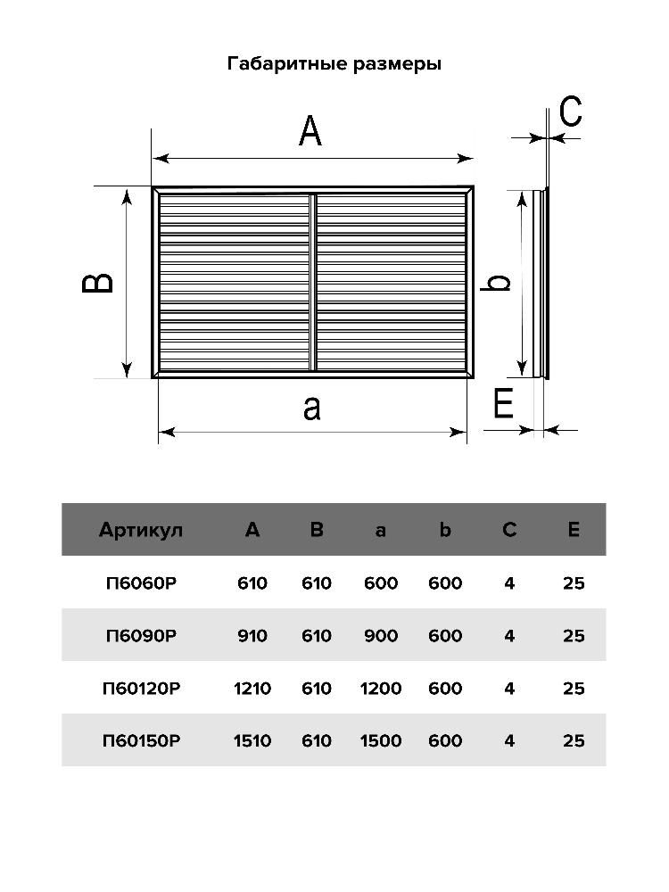 картинка Радиаторный экран П60150Р серый ERA от магазина sp-market
