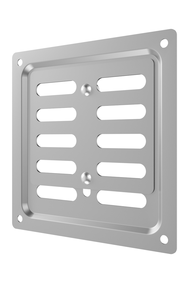 картинка Решетка вентиляционная MER регулируемая 100x100 оцинк.сталь ERA от магазина sp-market