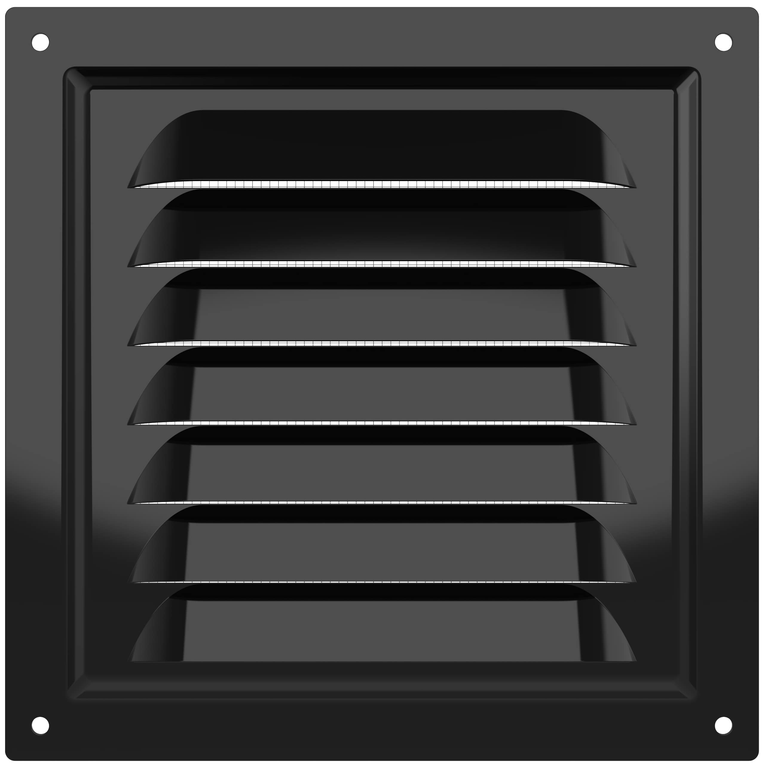 картинка Вентиляционная решетка 1515МЭ Black ERA от магазина sp-market