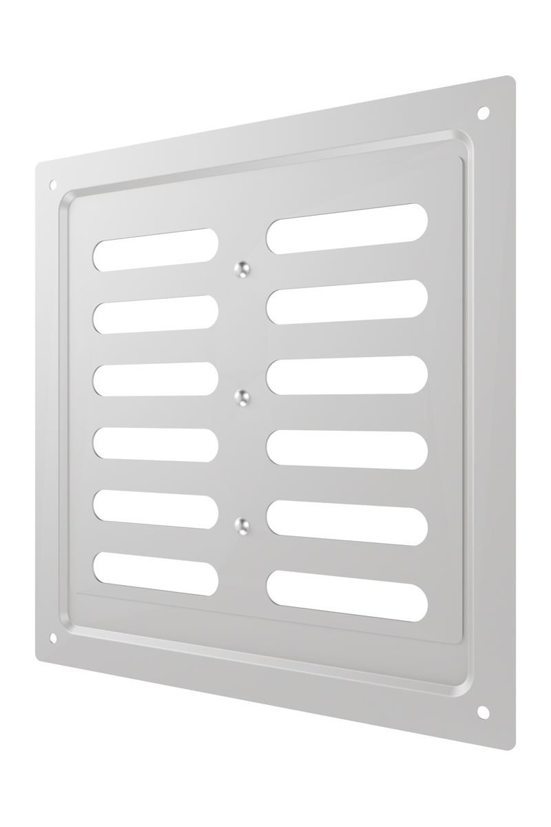 картинка Решетка вентиляционная MER регулируемая 200х200 оцинк.сталь ERA от магазина sp-market