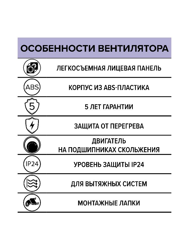 картинка Бытовой вентилятор WIND 120 ERA от магазина sp-market