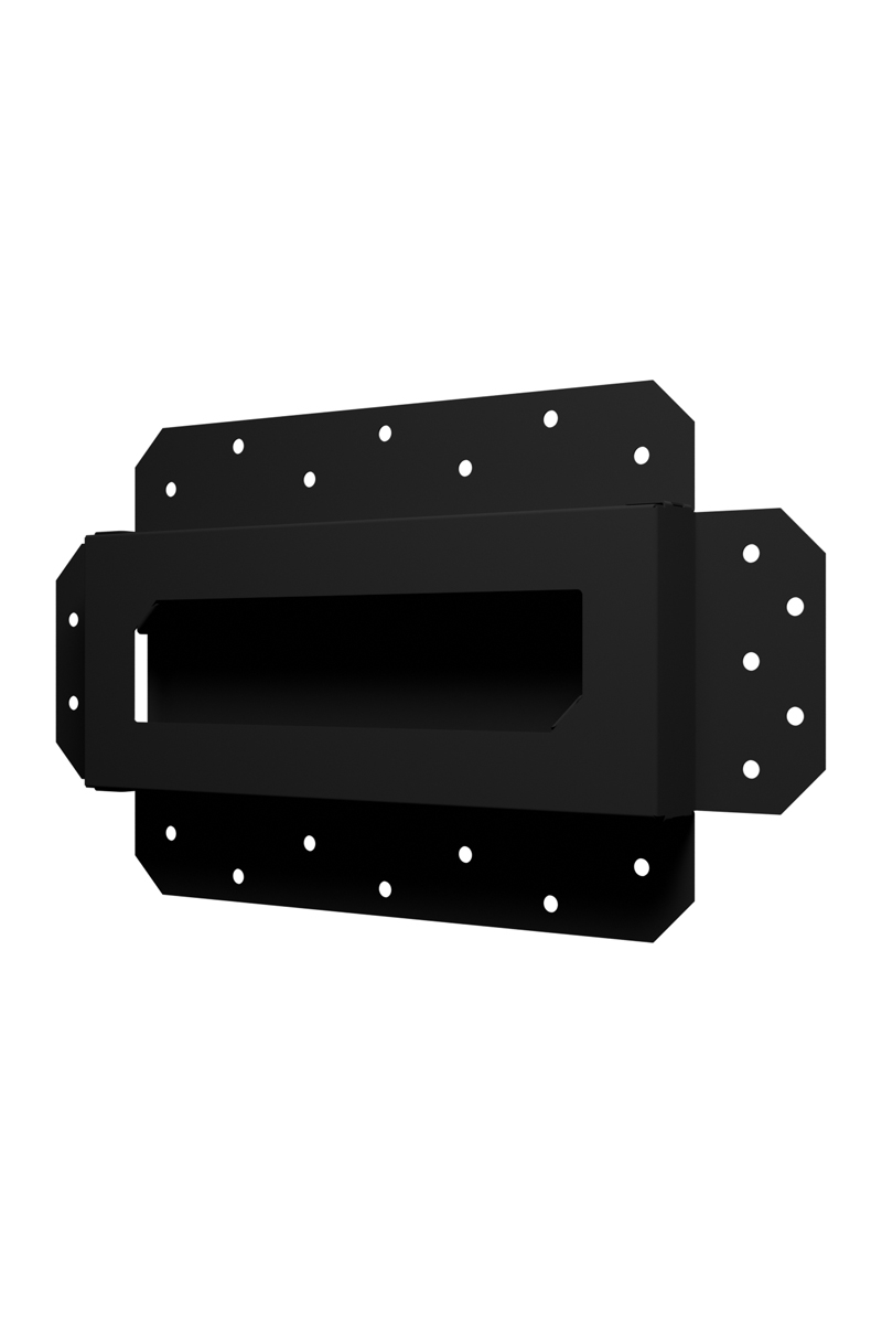 картинка Решетка вентиляционная SGR 250x100 окраш.сталь Matt black ERA от магазина sp-market