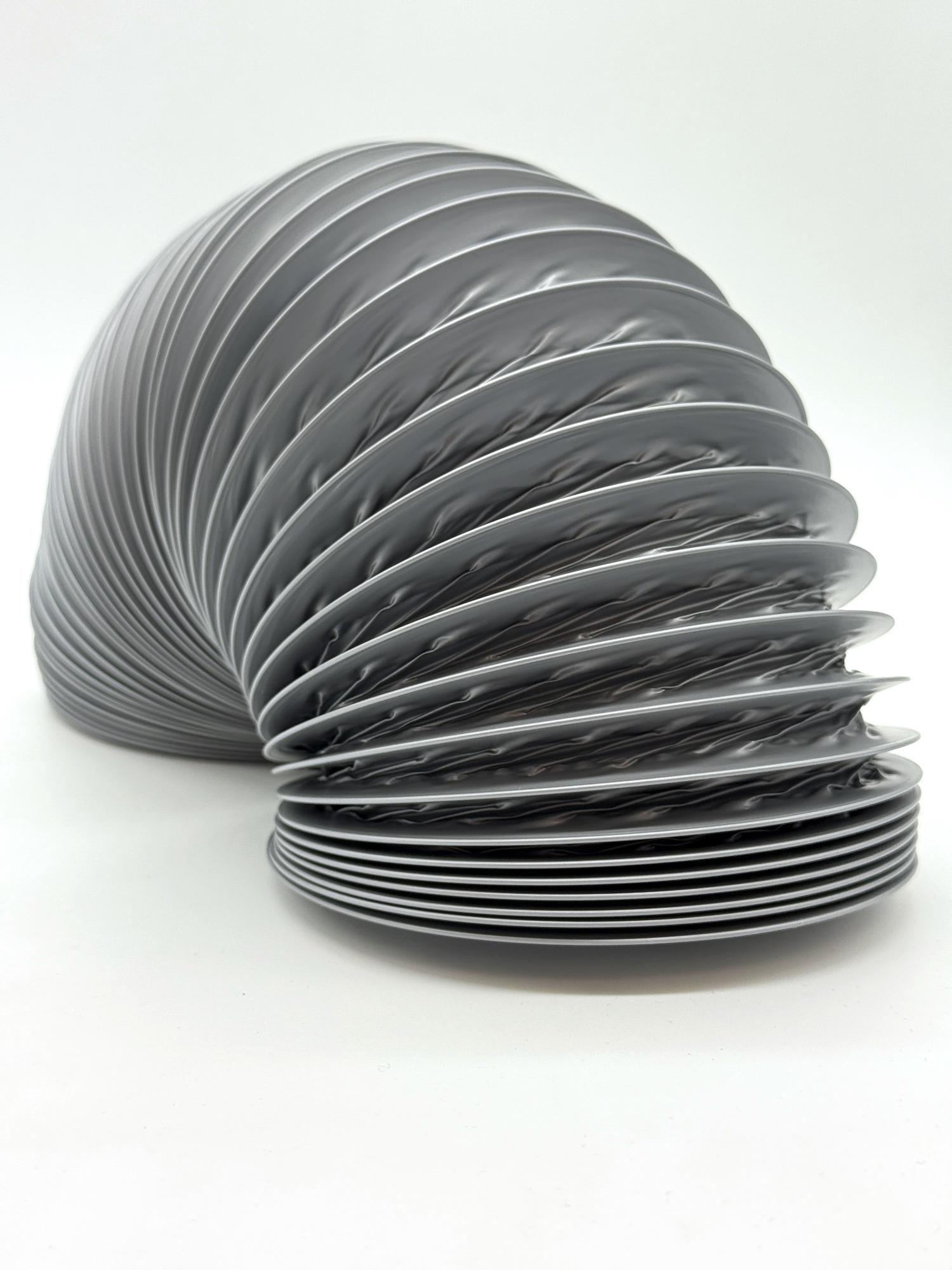 картинка Воздуховод PF D100 армированный L1м ПВХ Серый ERA от магазина sp-market