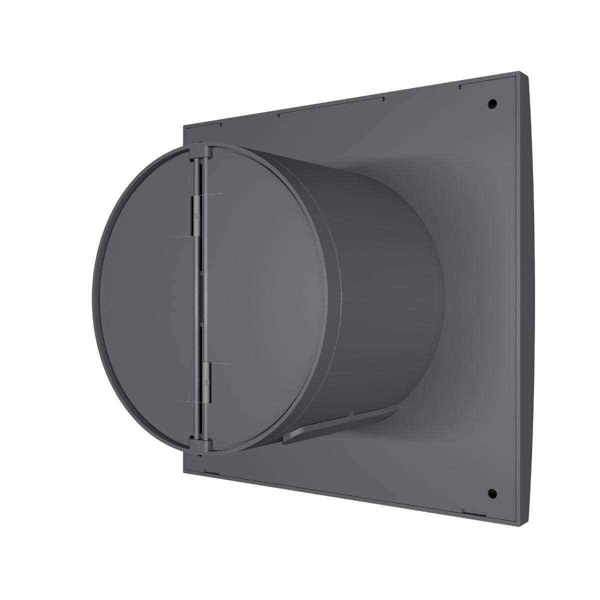 картинка Бытовой вентилятор AURA 4C dark gray metal DICITI от магазина sp-market