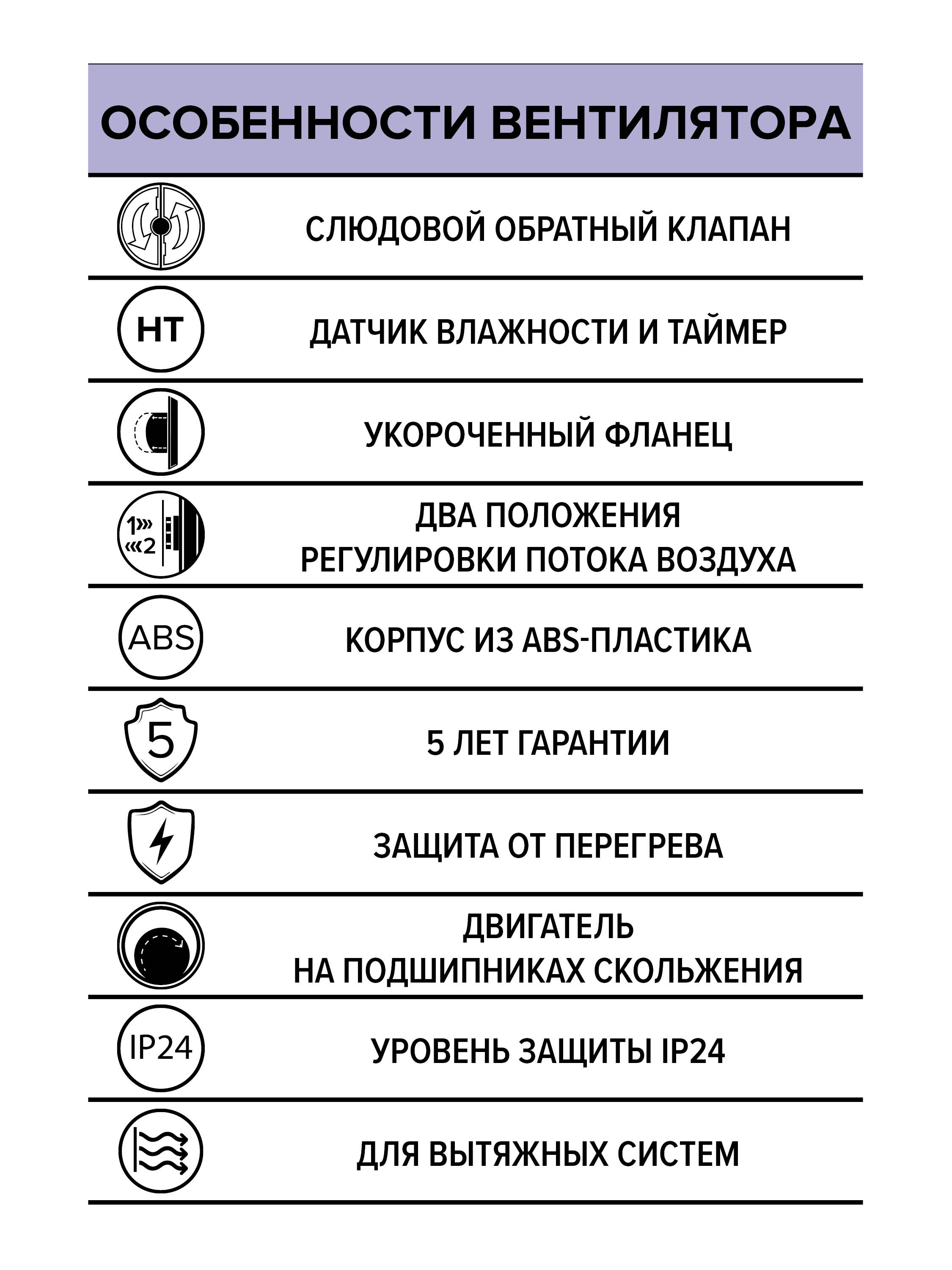 картинка Вентилятор накладной DISC D100 обр.клапан HT ERA от магазина sp-market