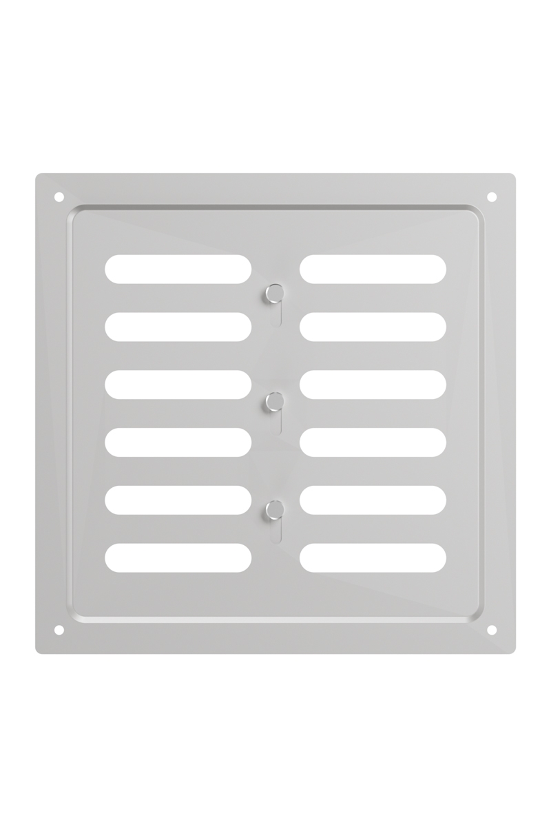 картинка Решетка вентиляционная MER регулируемая 200х200 оцинк.сталь ERA от магазина sp-market