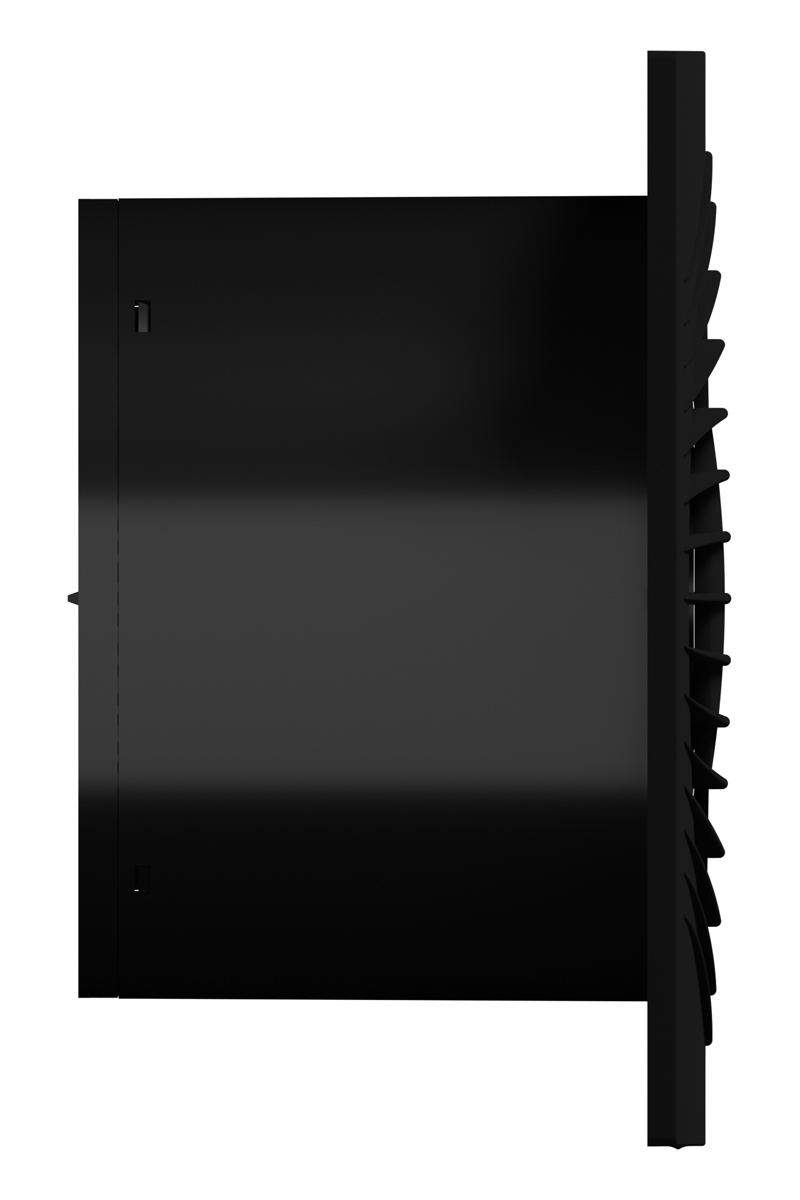 картинка Вентилятор накладной SLIM D125 обр.клапан Obsidian DICITI от магазина sp-market