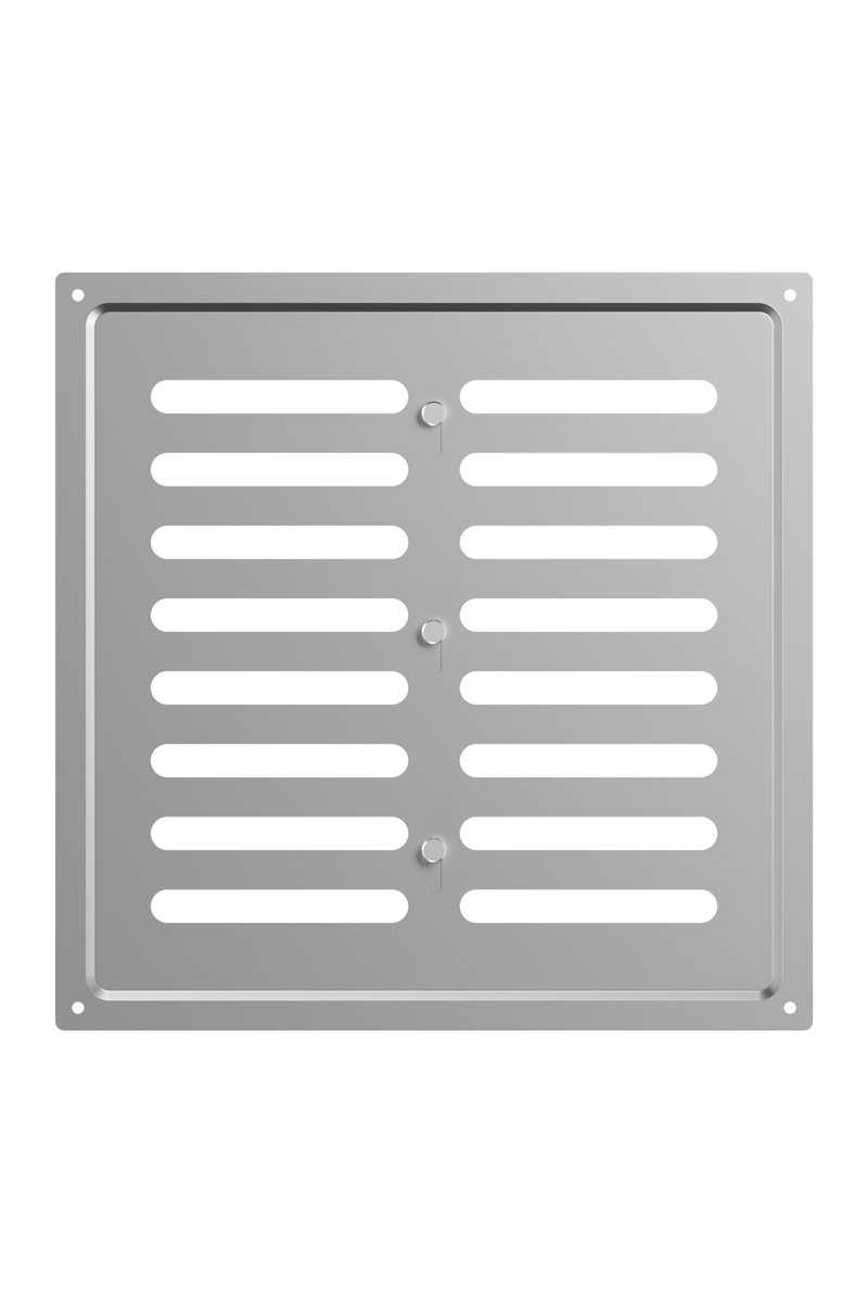 картинка Решетка вентиляционная MER регулируемая 250х250 оцинк.сталь ERA от магазина sp-market