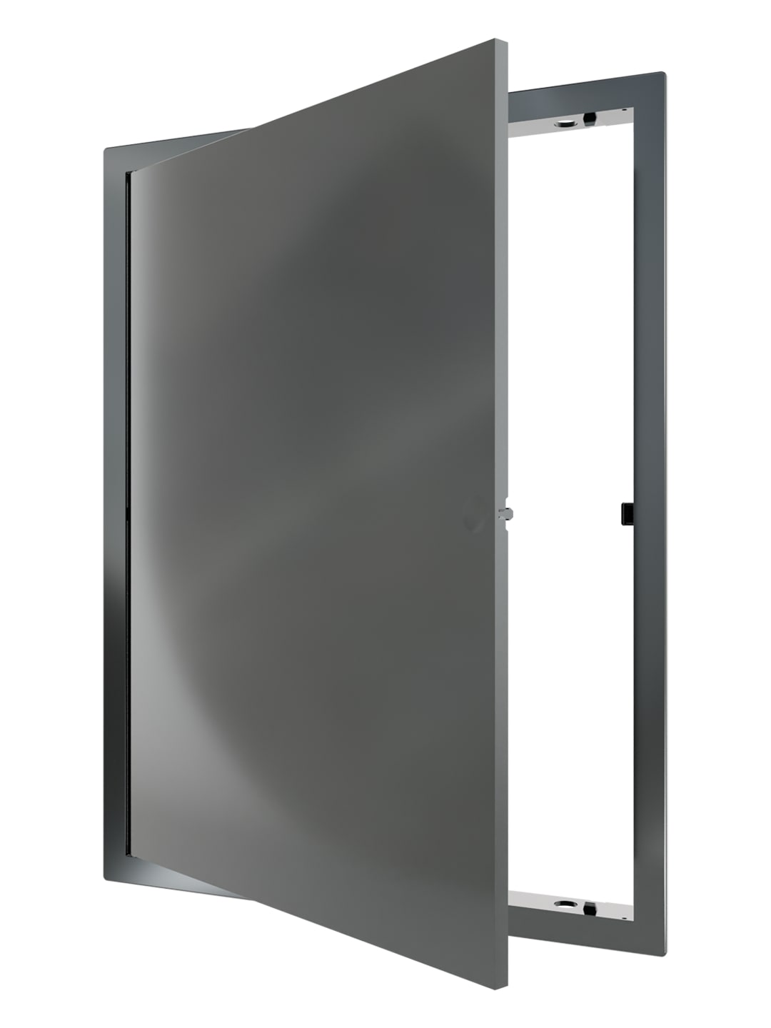 картинка Люк ревизионный LN фланец 300х400 нажимной 327х427 пластик Gray EVECS от магазина sp-market