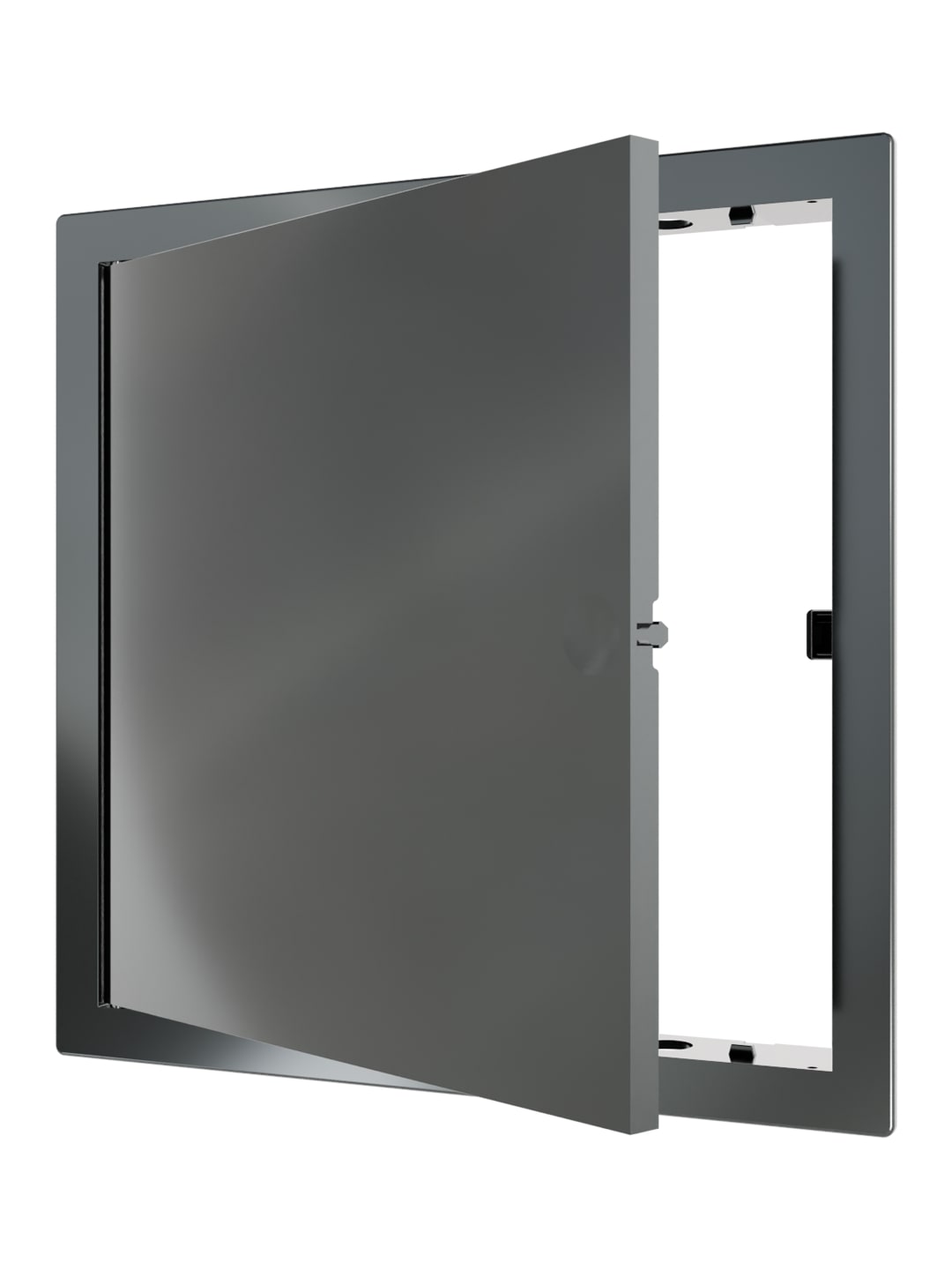 картинка Люк ревизионный LN фланец 200x200 нажимной 224х224 пластик Gray EVECS от магазина sp-market