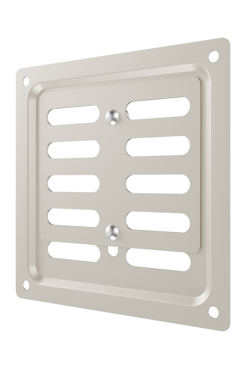 картинка Решетка вентиляционная MER регулируемая 100x100 окраш.сталь Beige ERA от магазина sp-market