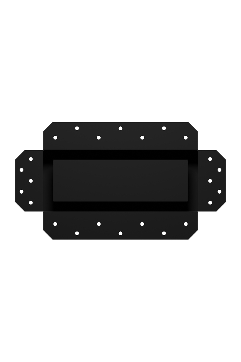 картинка Решетка вентиляционная SGR 250x100 окраш.сталь Matt black ERA от магазина sp-market