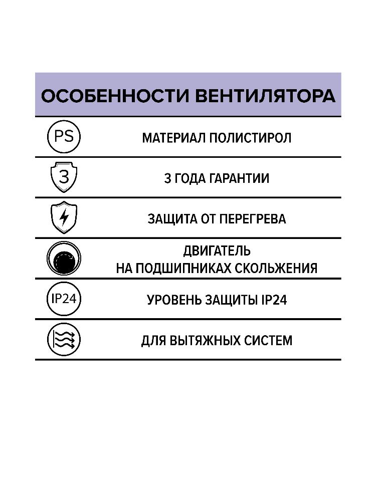 картинка Бытовой вентилятор D 4 AURAMAX от магазина sp-market