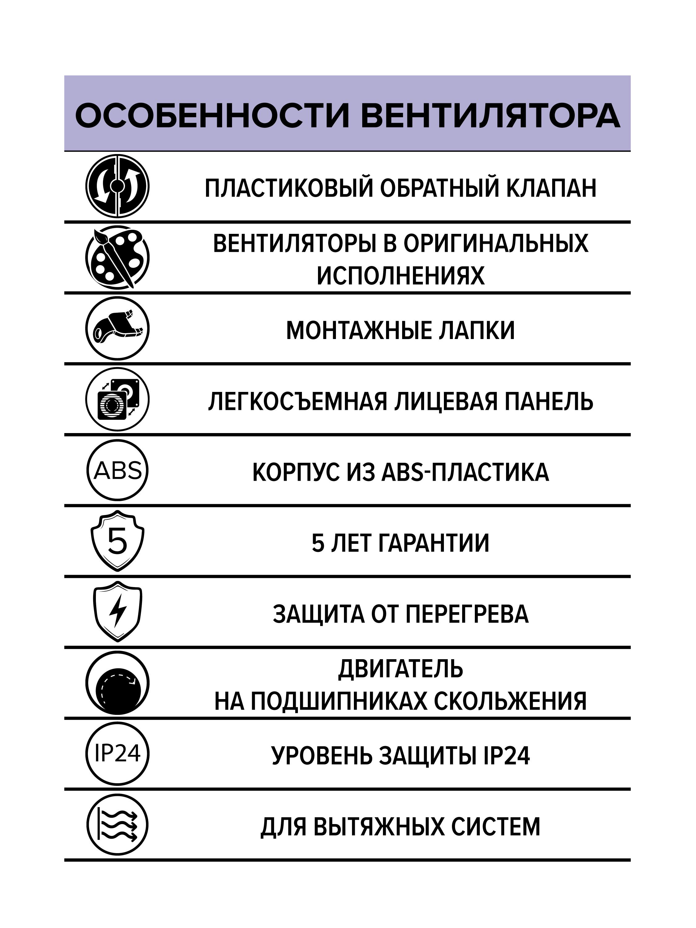 картинка Вентилятор накладной WAVE D120 обр.клапан Ivory ERA от магазина sp-market