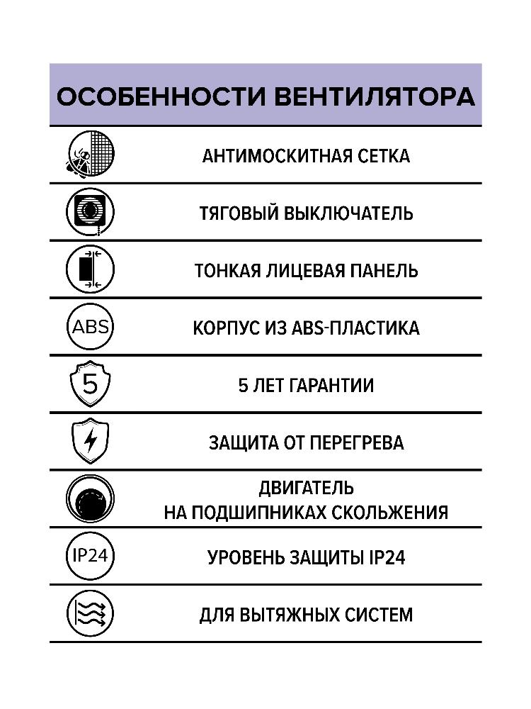 картинка Бытовой вентилятор E 125 S -02 ERA от магазина sp-market