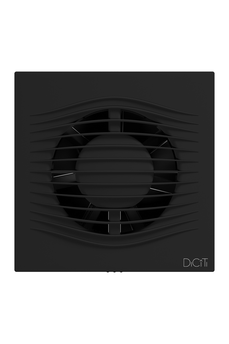 картинка Бытовой вентилятор SLIM 4C Matt Black DICITI от магазина sp-market