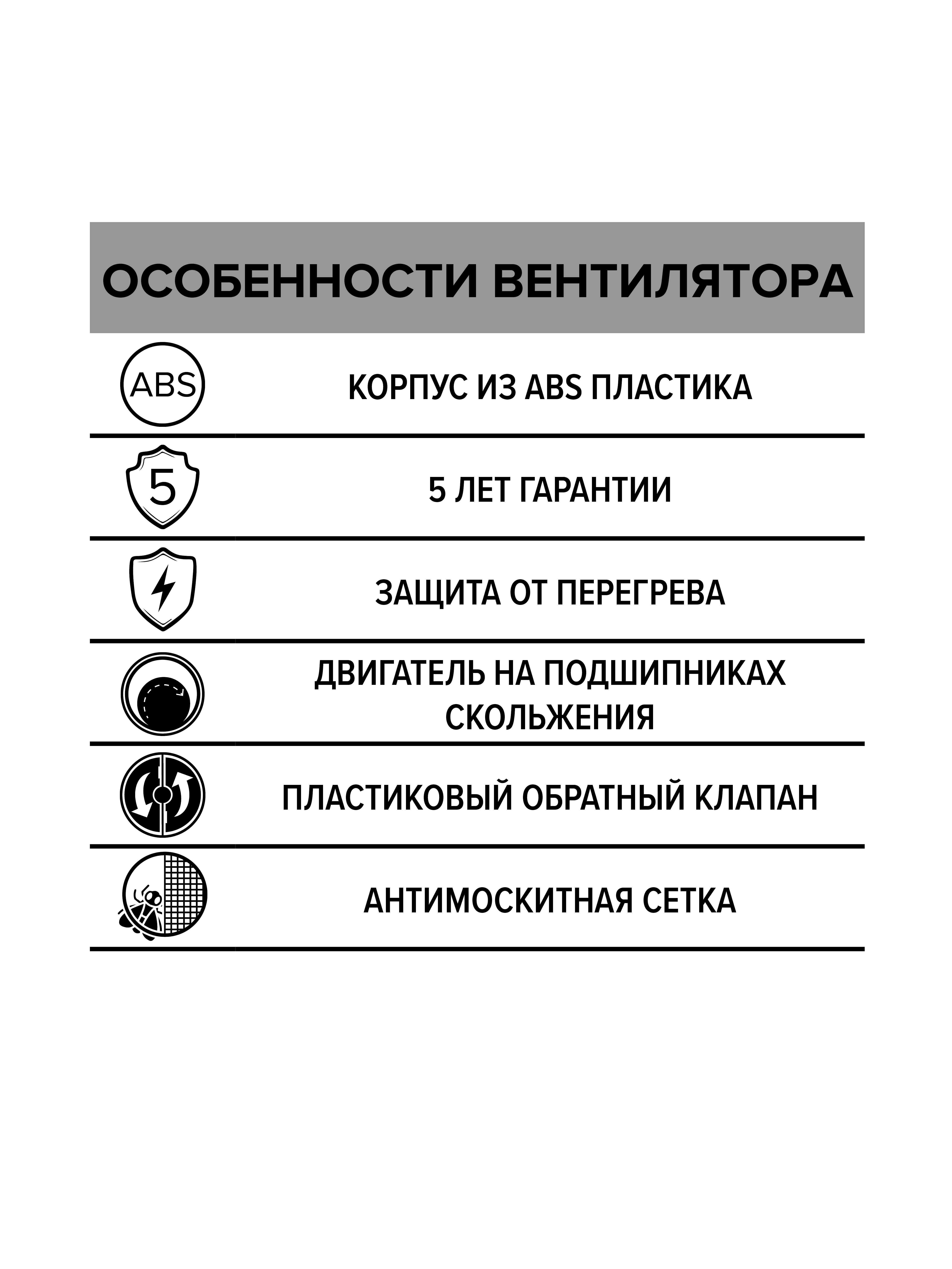 картинка Бытовой вентилятор E 100 S C ERA от магазина sp-market