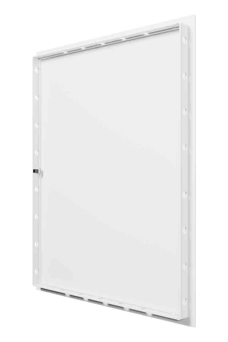 картинка Люк ревизионный LN фланец 400х500 нажимной 427х527 пластик EVECS от магазина sp-market