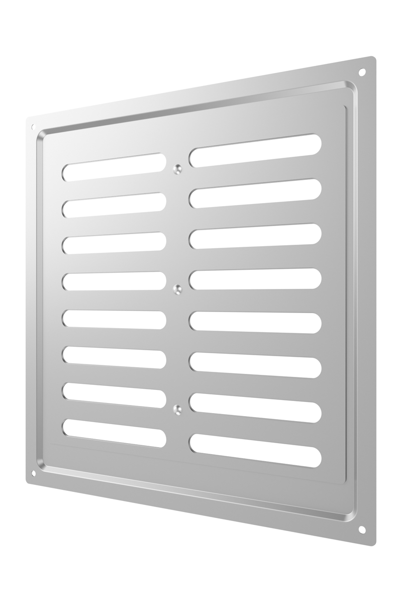 картинка Решетка вентиляционная MER регулируемая 250х250 оцинк.сталь ERA от магазина sp-market
