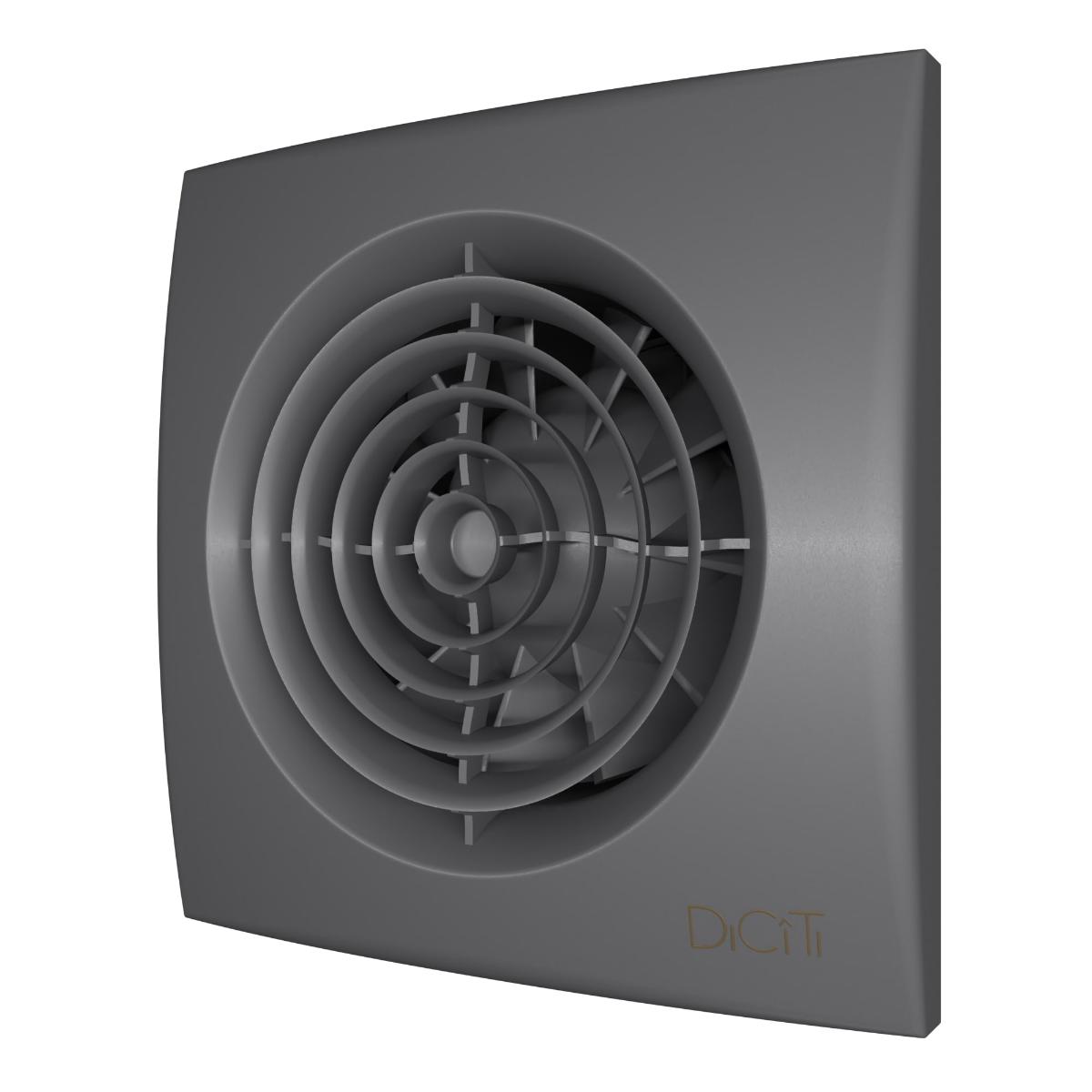 картинка Бытовой вентилятор AURA 4C dark gray metal DICITI от магазина sp-market