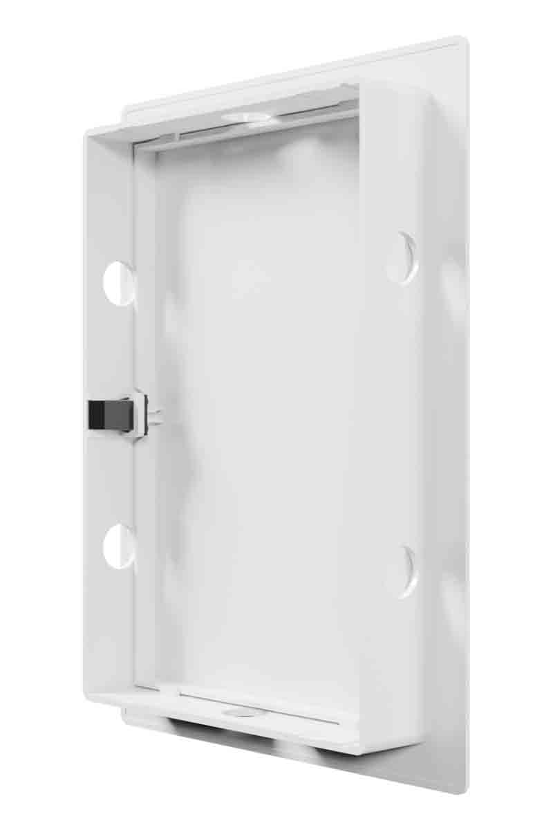 картинка Люк ревизионный LN фланец 100х150 нажимной 120х170 пластик EVECS от магазина sp-market