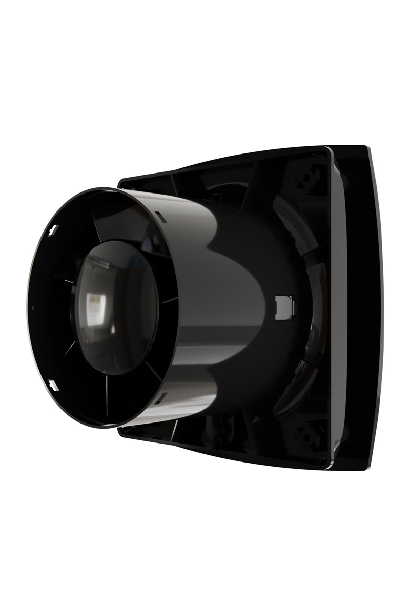 картинка Вентилятор накладной WAVE D100 Black classic ERA от магазина sp-market