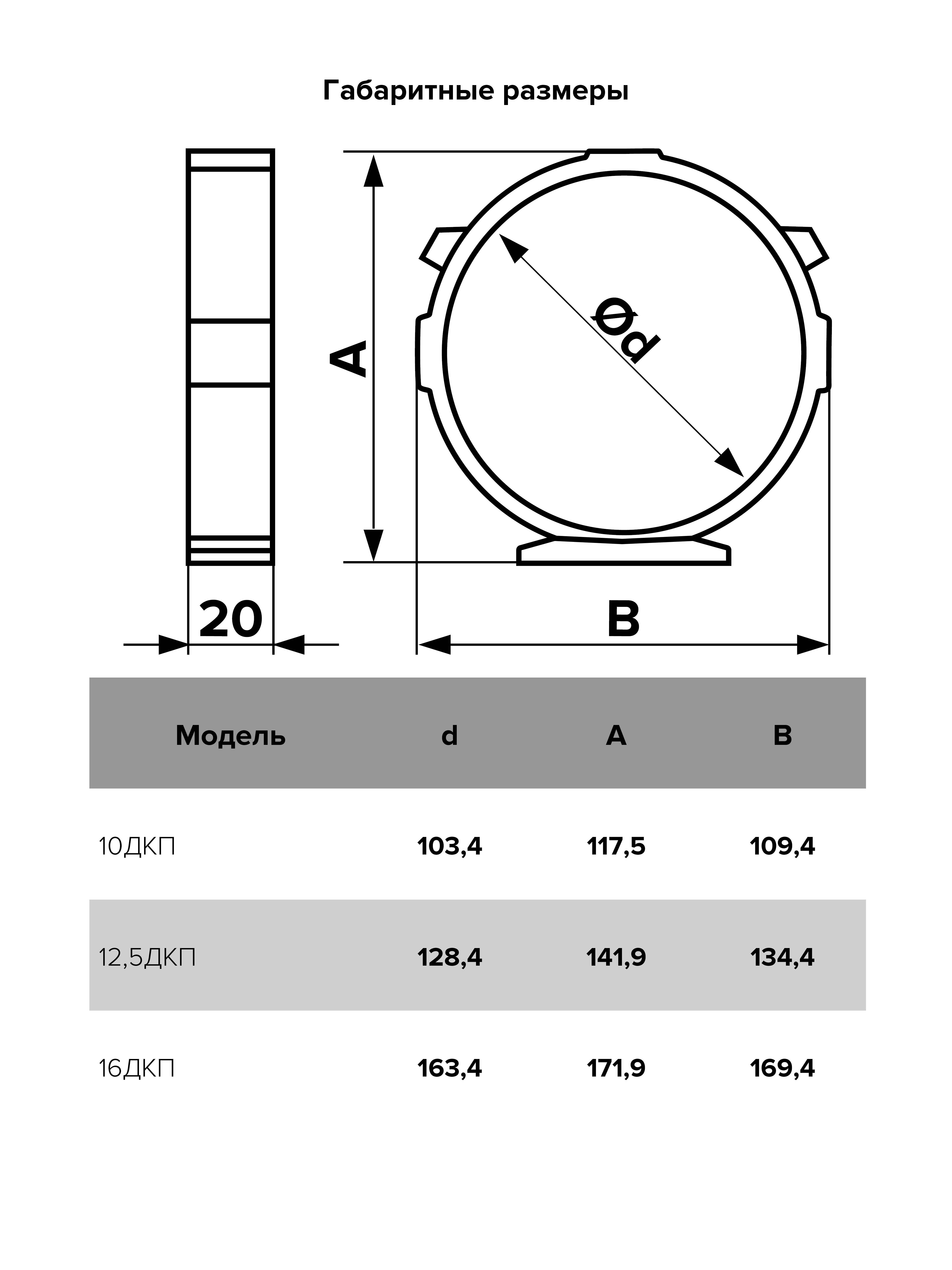 картинка Держатель 12,5ДКП ERA от магазина sp-market